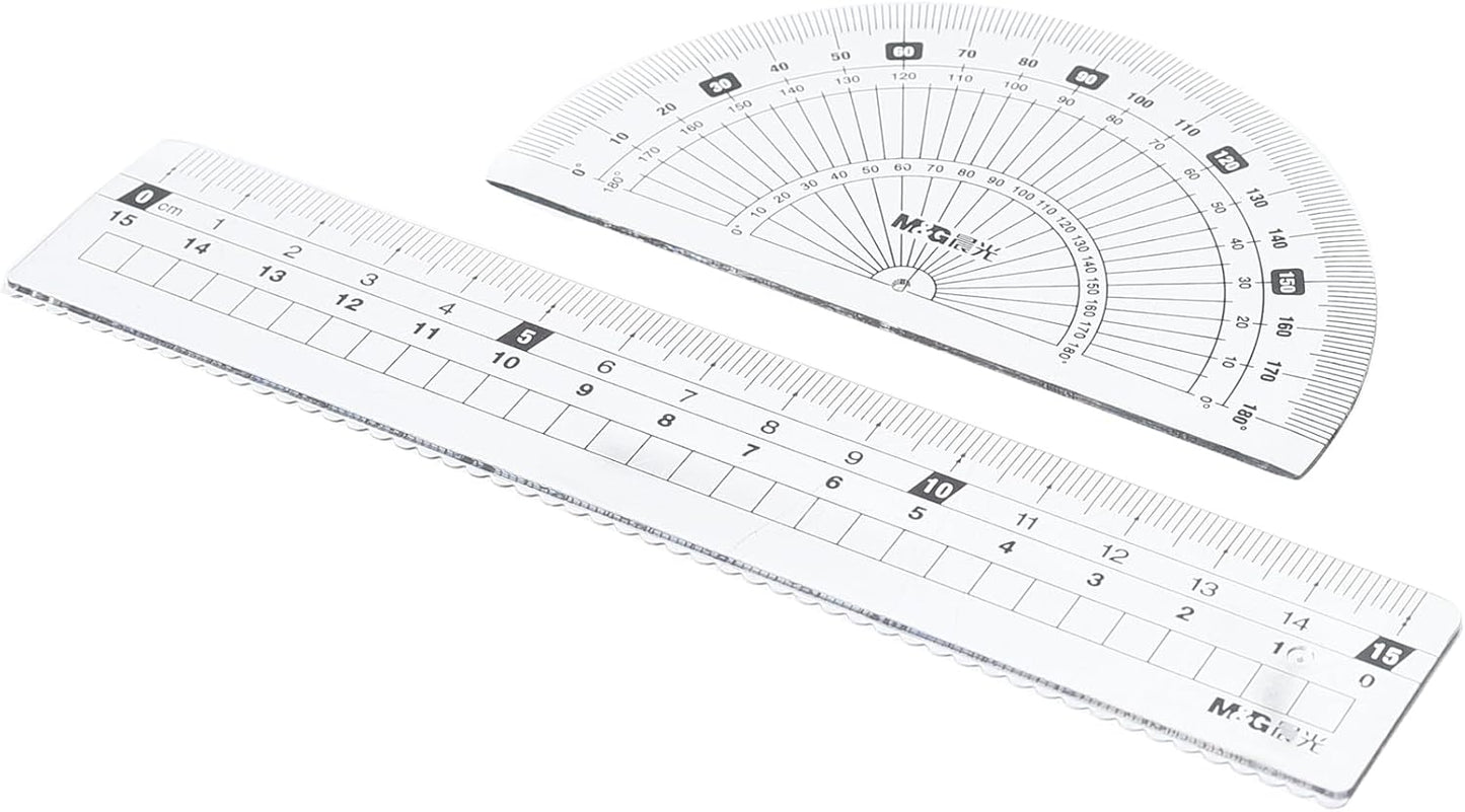 M&G Chenguang Geometry Set, Comprehensive Drafting Solutions, 8 Pieces - Compass Caliper Set - No:ACS908D9