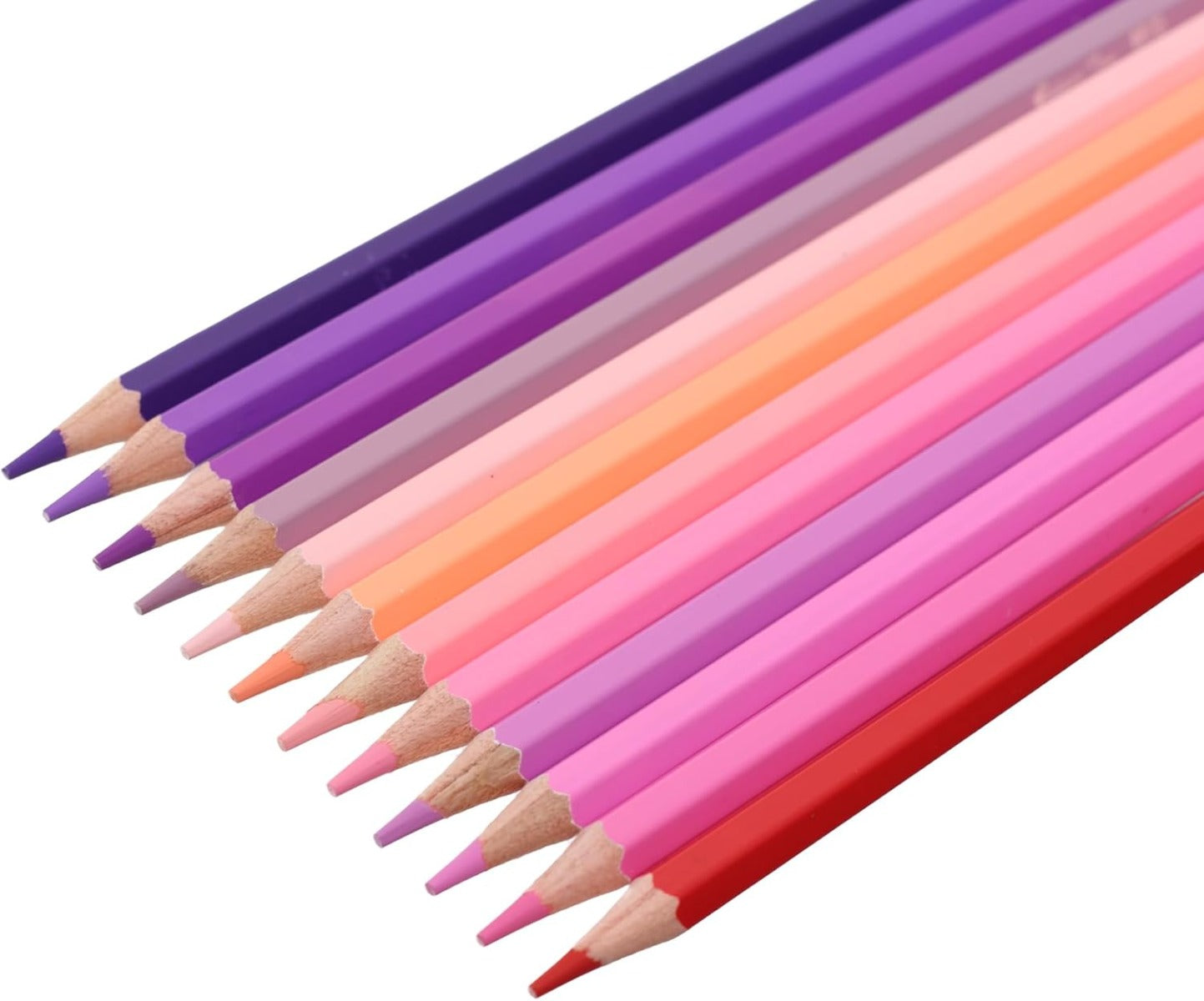 أقلام تلوين باستيل وردية/زرقاء من إم آند جي تشنغوانغ ساكورا تايم - 12 لونًا - رقم المنتج: AWP34208