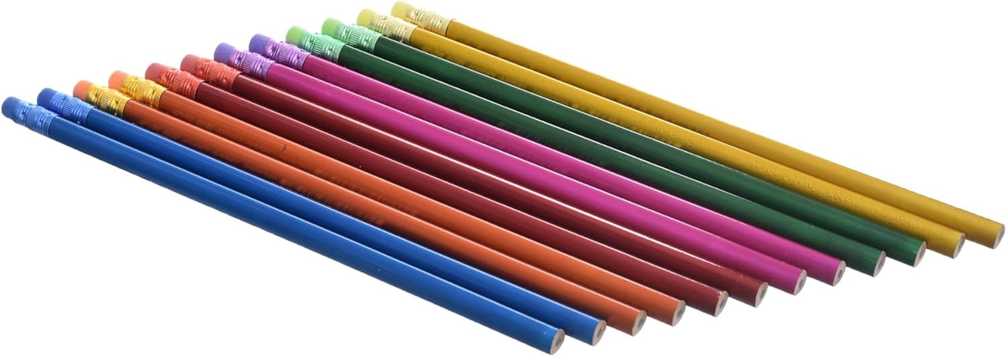 M&G Chenguang Pack of 12 Super Dark Terra Pencil Pack, HB Lead for Smooth, Dark Writing in Notes and Sketches - No:AWP309A7