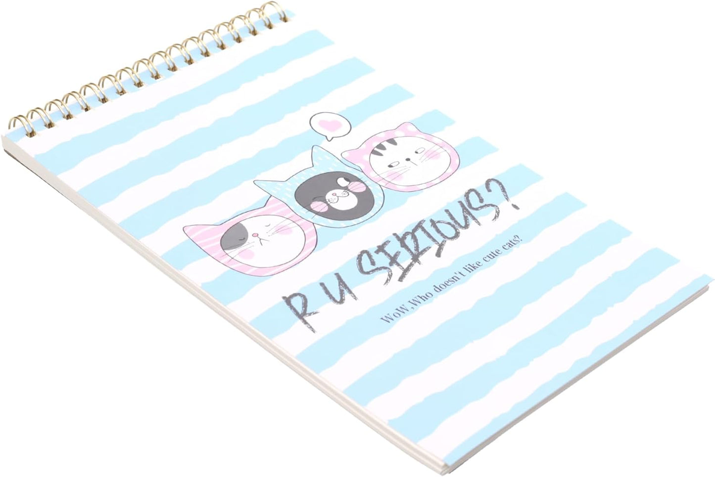 M&G Chenguang So Many Cats Spiral Notebook, Fun Note-Taking, A5 Single Ruled - 60 sheets - No:APNDC009