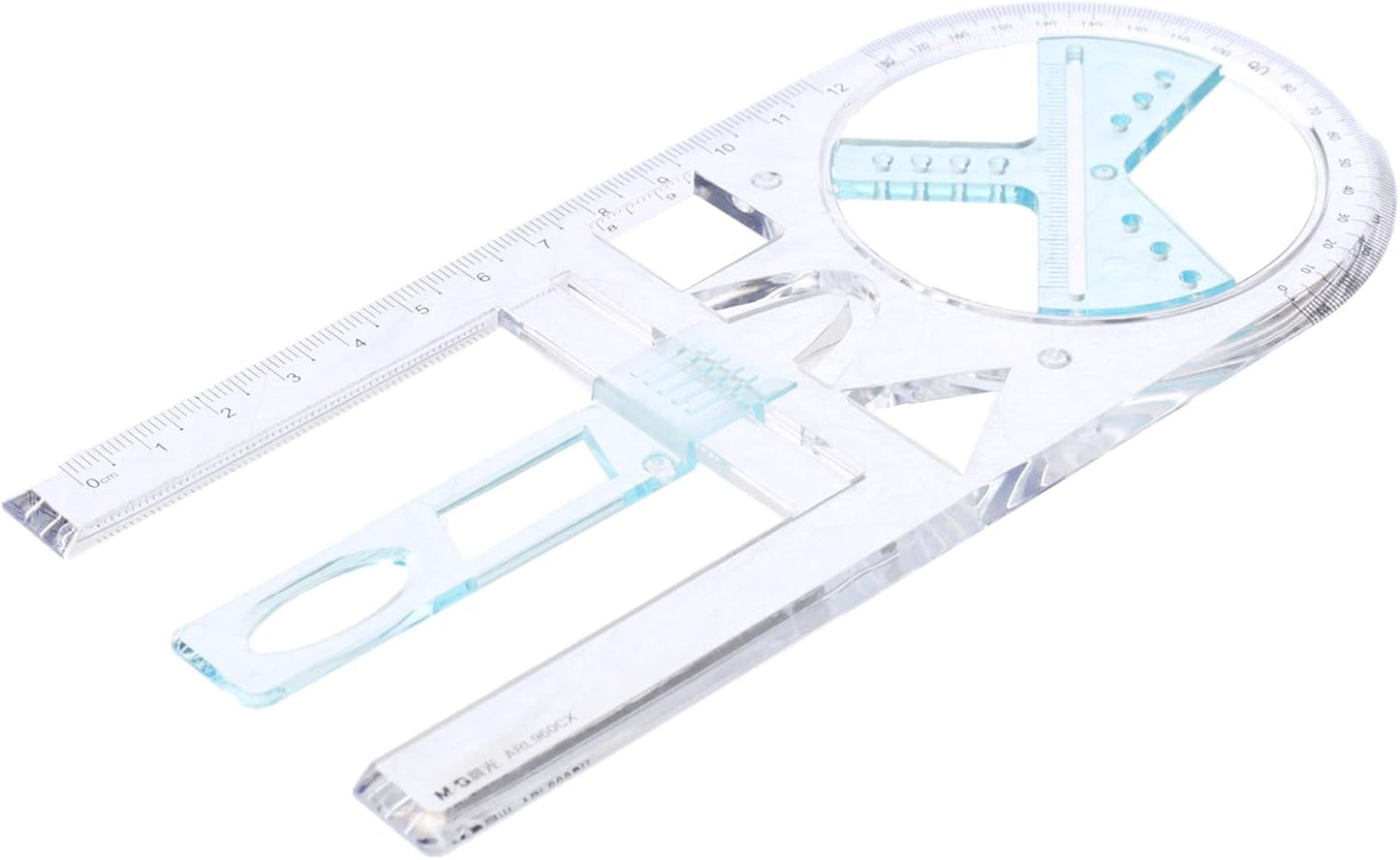 M&G Chenguang multi-function sliding template ruler 15cm Stylish Designs for Precise Measurements - No:ARL960CX