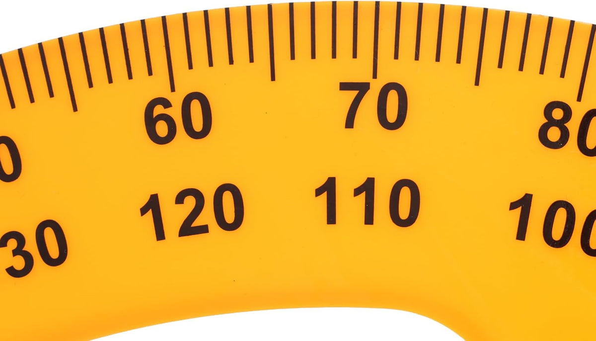 M&G Chenguang 180° Classroom Protractor 50 cm – Large Plastic Geometry Measuring Tool for School and Technical Drawing – No: ARL960N7