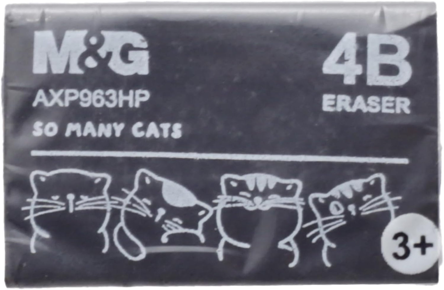 M&G Chenguang So many Cats Eraser4B, Non-Smudge No:AXP963HP