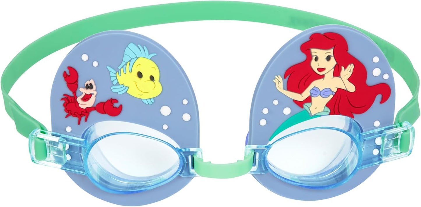 Bestway Ariel Little Mermaid Deluxe Swimming Goggles for Kids 3+ No.9103C