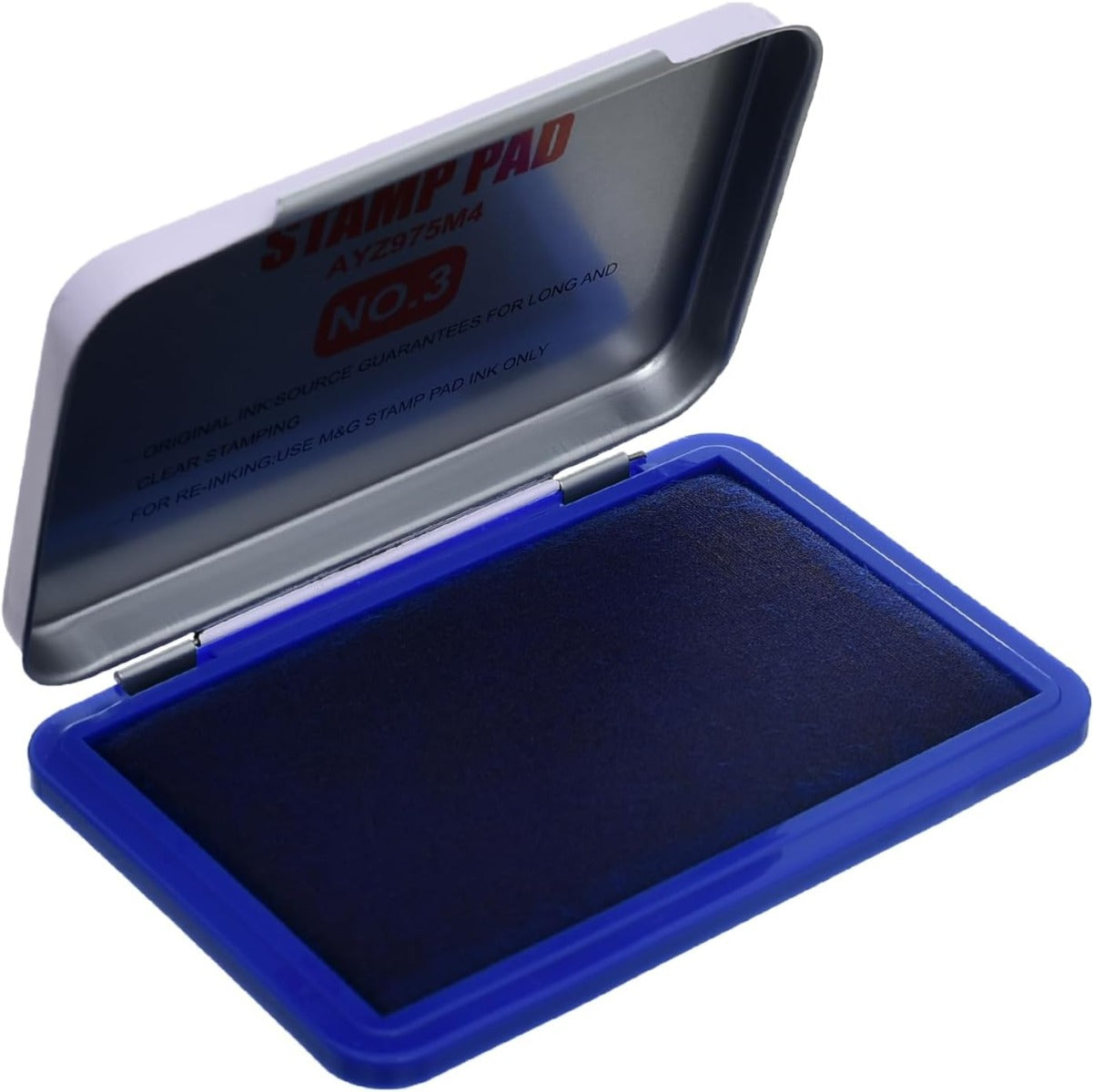 وسادة حبر M&G Chenguang، رقم 3، حبر أزرق لطباعة واضحة في المكاتب وختم المستندات - رقم: AYZ975M4