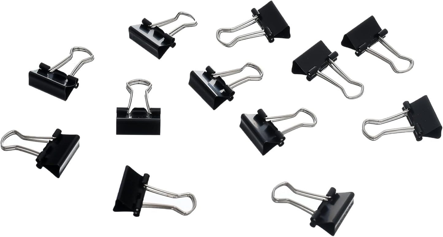 مشابك M&G Chenguang Bulldog، مقاس 19 مم، عبوة من 12 مشبكًا لتجليد الأوراق والمستندات بكفاءة - رقم المنتج: ABS916FR