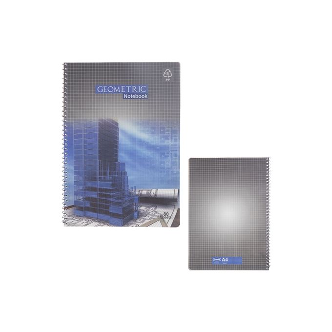 Notebook Yassin Squares 0.5mm – 80 sheet - A4