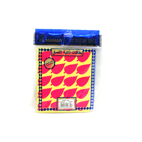 ورقة لاصقة منار - وردة