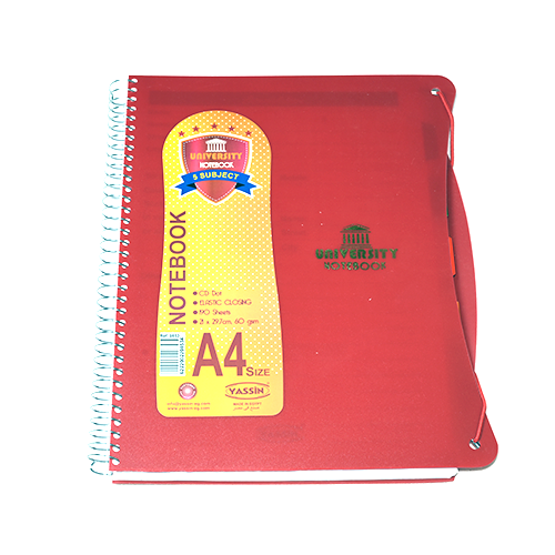University Notebook Yassin 6 Subject 190Sheet A4