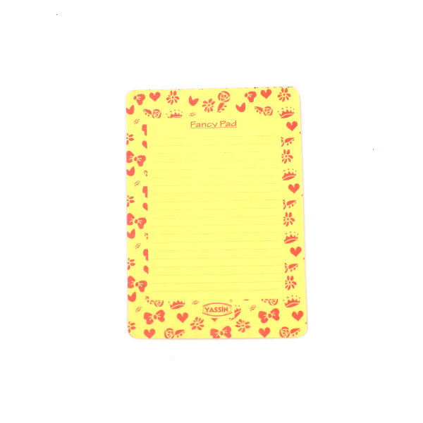 Yassin Fancy Pad Notebook