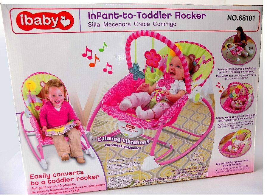 كرسي هزاز للأطفال الرضع والصغار مع موسيقى وأشكال - رقم: 68101