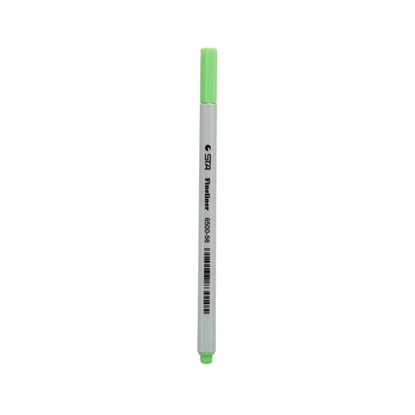 STA Fineliner Pen Light Green No.6500-56