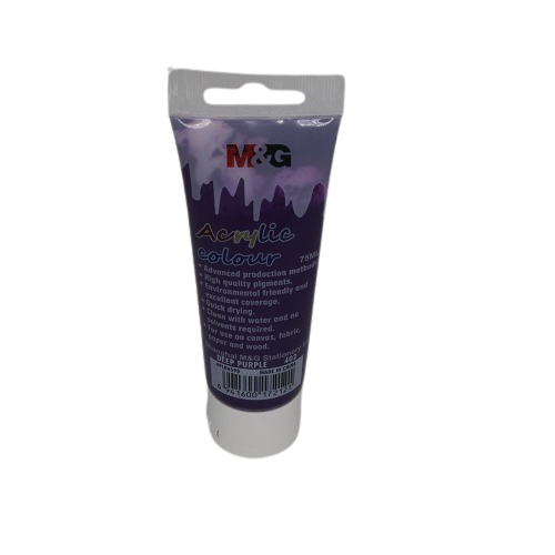 M&G Acrylic Colour Tube Deep Purple (402) 75 ML No: APLN6598