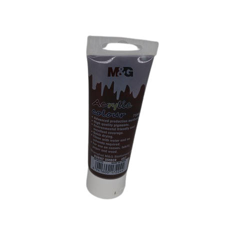 M&G Acrylic Colour Tube Burnt Umber (687) 75 ML No: APLN6598