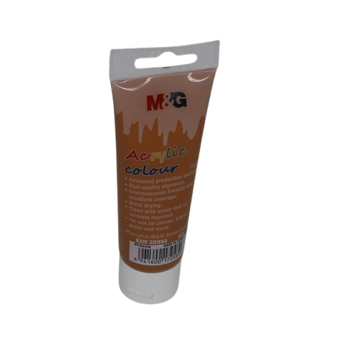 M&G Acrylic Colour Tube Raw Sienna (601) 75 ML No: APLN6598