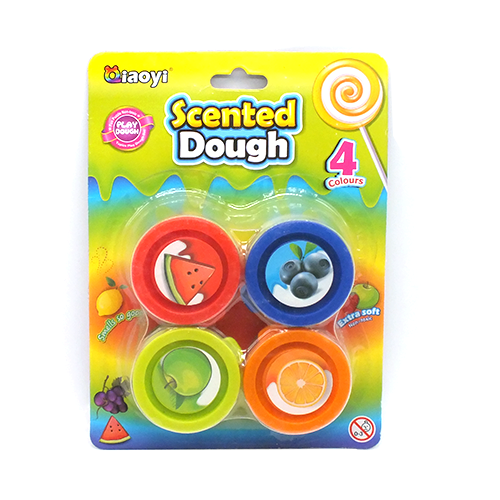 4 Coloured Clays For Kids