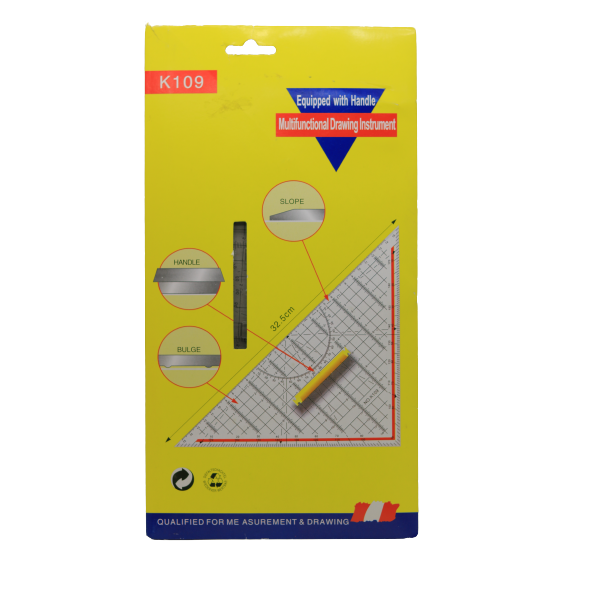 Multifunctional Drawing Aristotle Triangle 32.5 cm No: K109