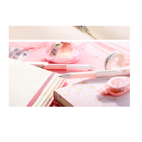 M&G Sakura Gel Pen with Pen Case 0.5mm No.AGPH2671 (6941255151984)