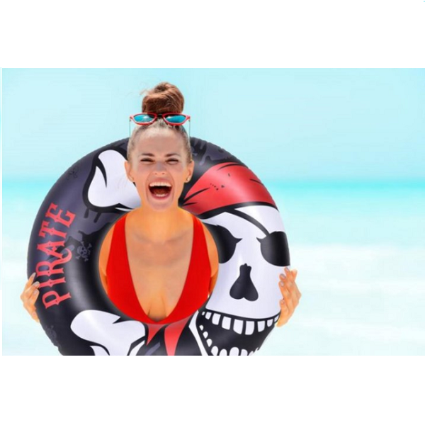 عوامة سباحة قابلة للنفخ بتصميم قرصان جيلونج - 115 سم - رقم: 35013