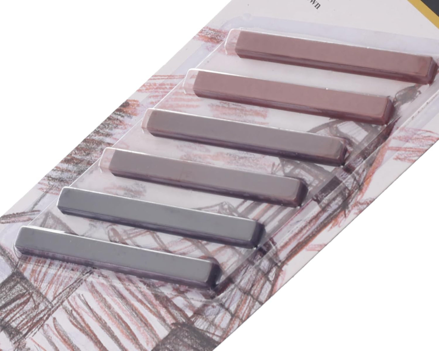 مجموعة ألوان باستيل ناعمة، 6 أعواد، ألوان، B-230920