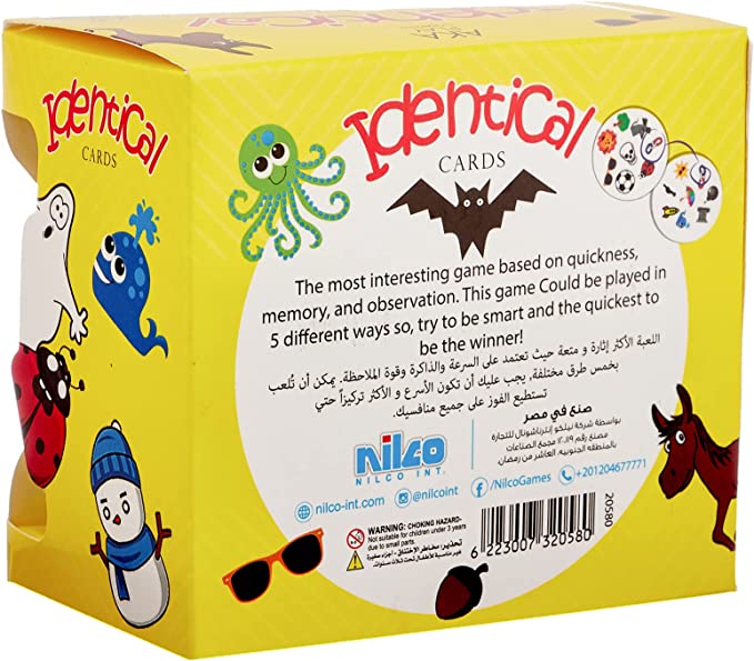 Nilco Identical Card Game - No:20580