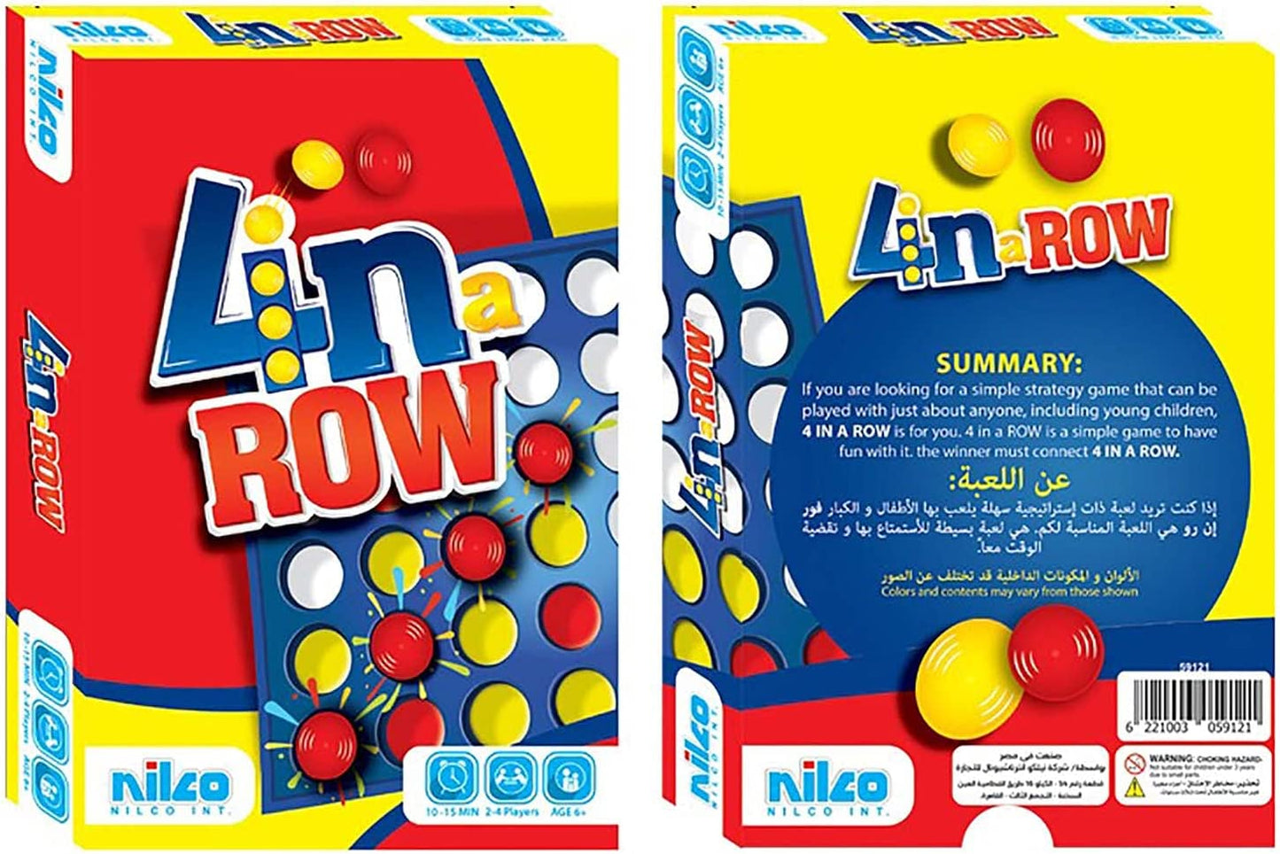 لعبة نيلكو ميني 4 في صف واحد للاعبين - رقم: 59121