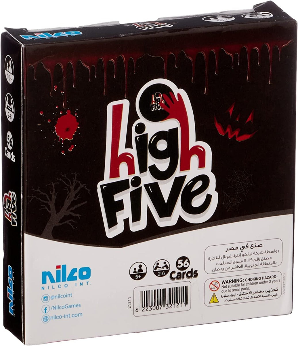 Nilco High Five Black Travel Cards Game - No:21211
