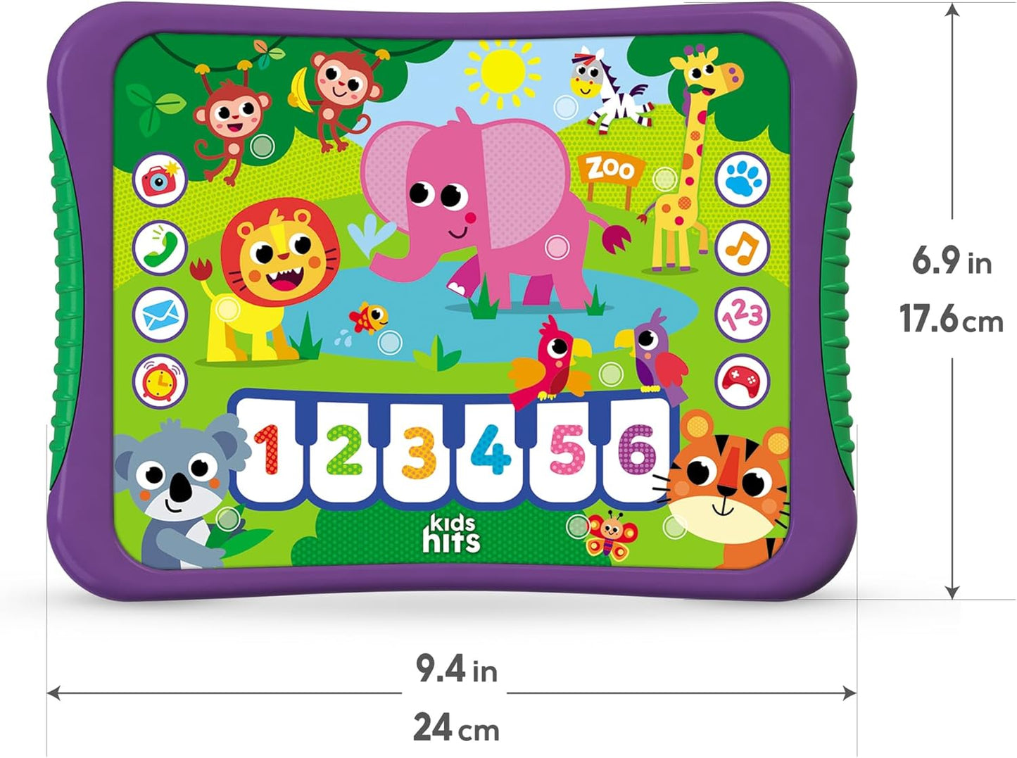 Kids hits Busy Zoo Hitpad Music and Sound Game Board toy