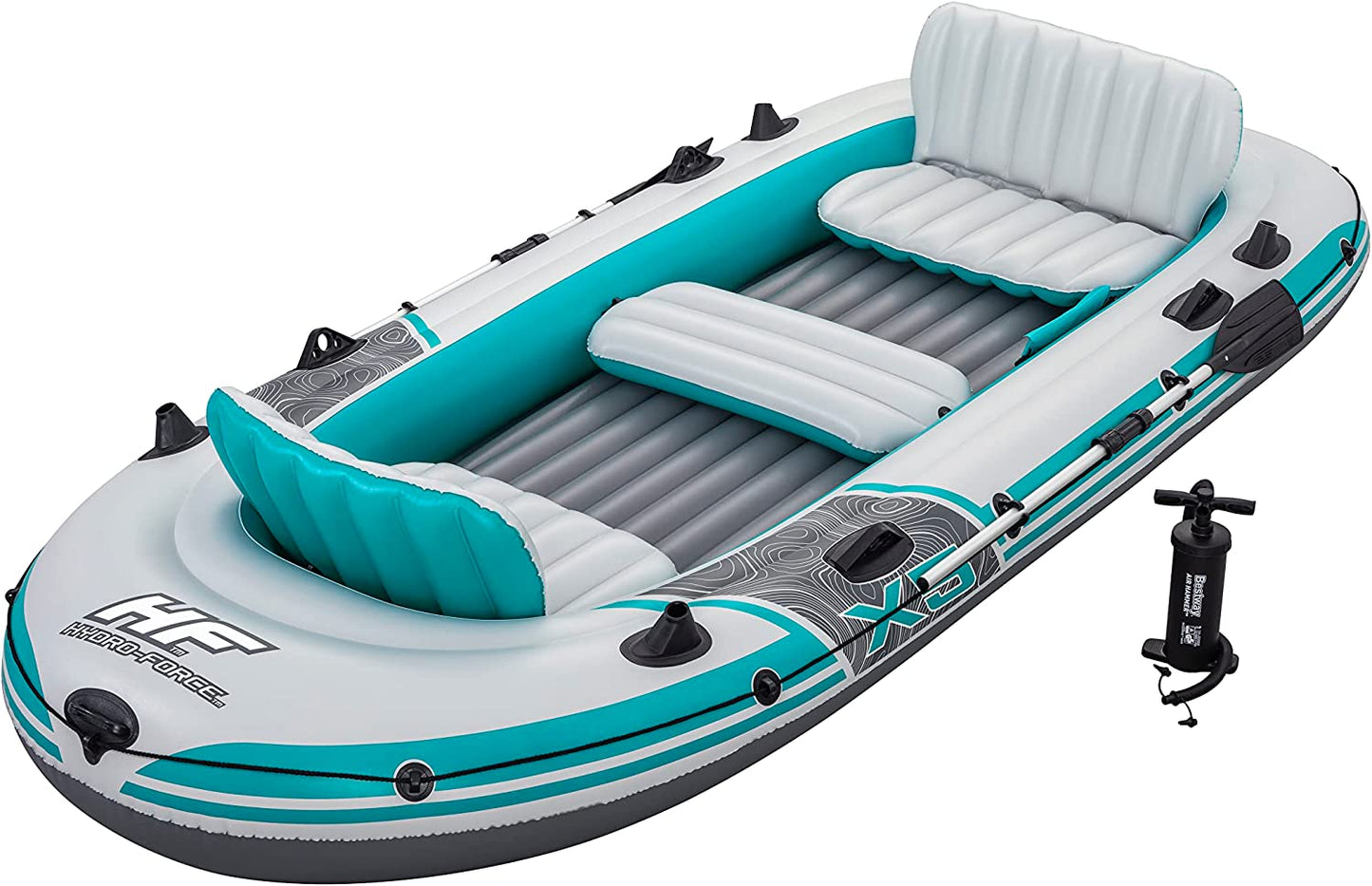 Bestway Inflatable Pontoon 5 Seater Elite X5 Raft Set 364*166 cm - No:65159
