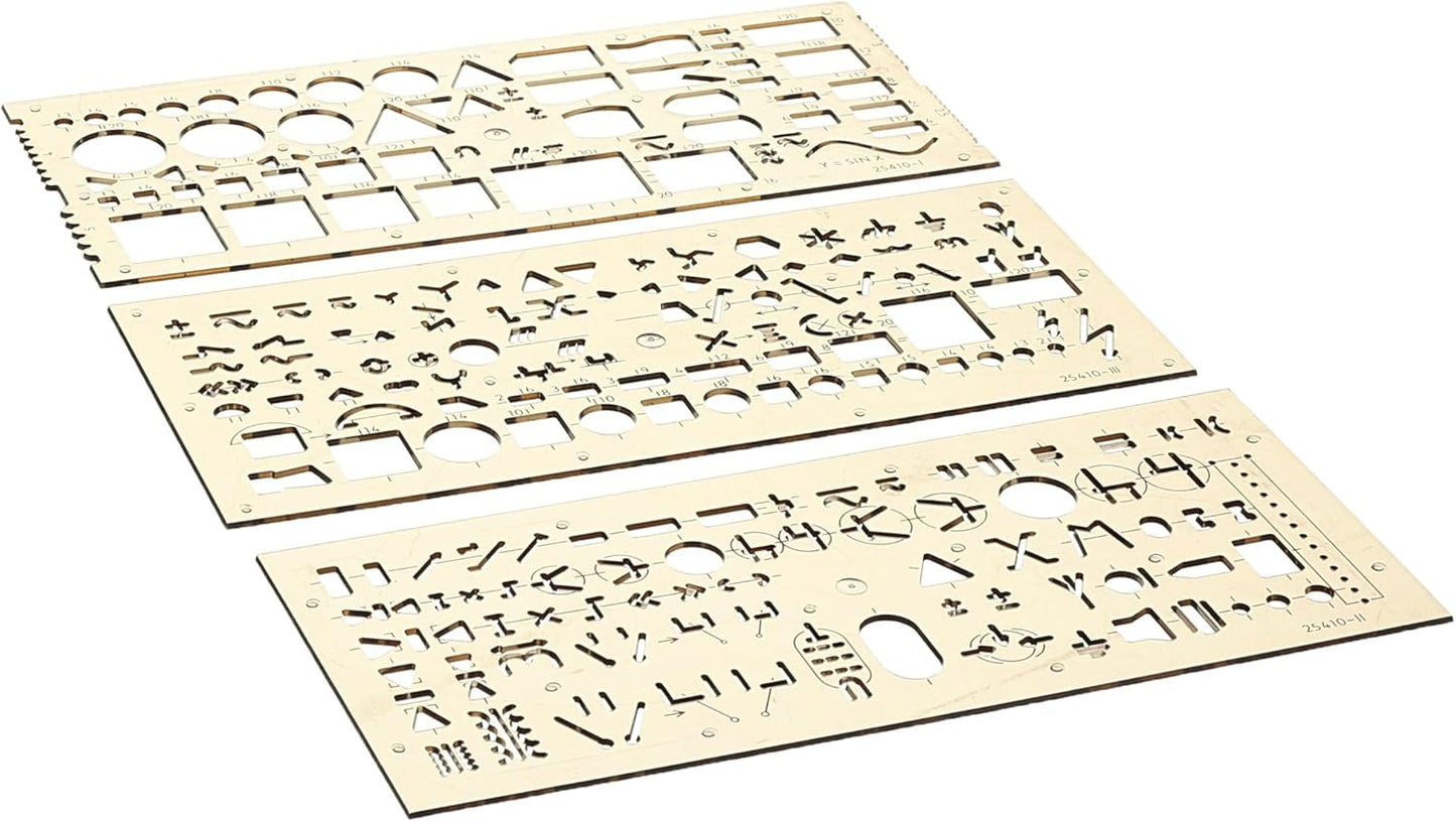 Koh-I-Noor set of template -electric install Template Stencil - No:703071