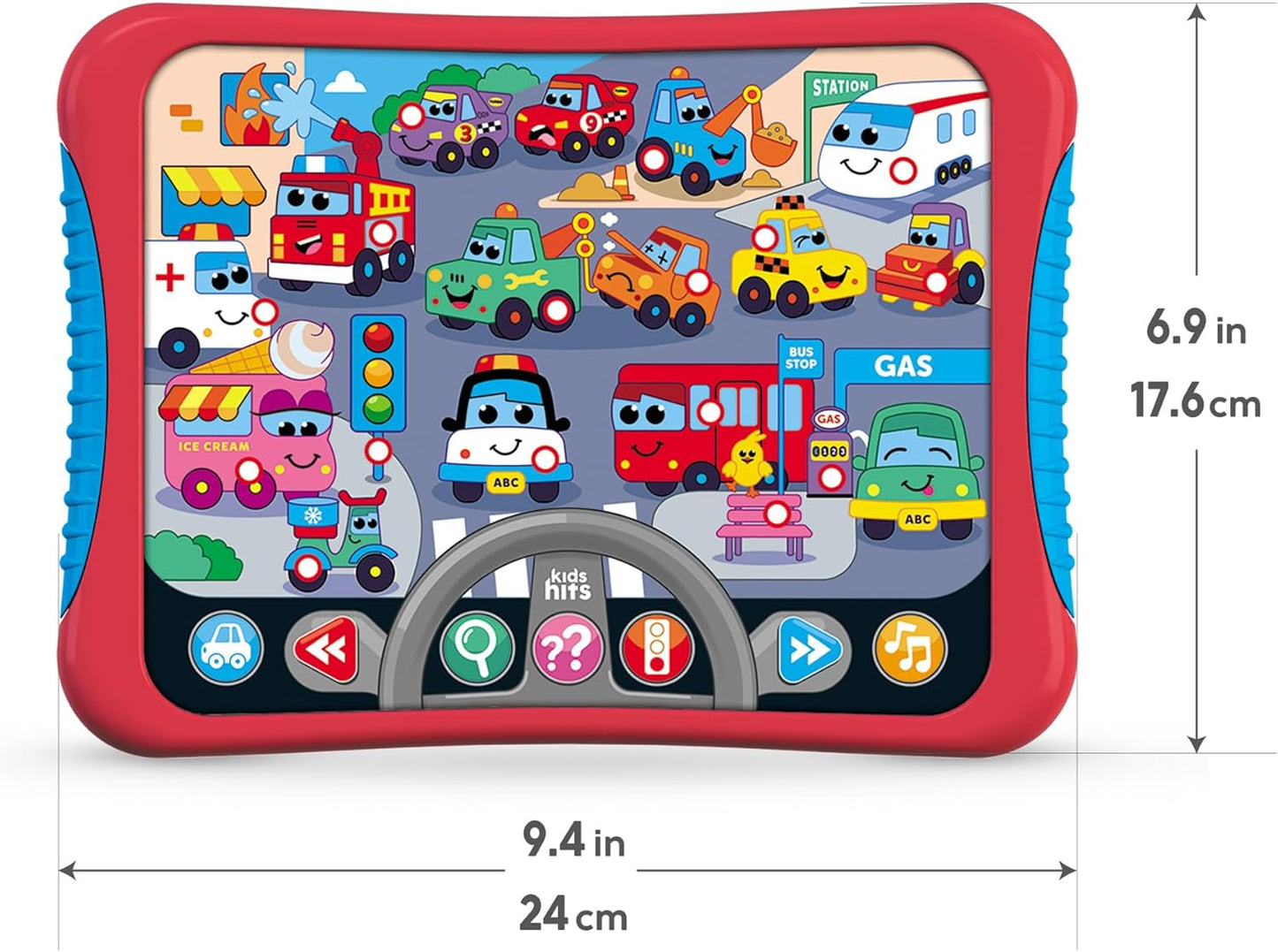 Educational Toddler Hit Pad Kids hits Board game designed with trucks and cars