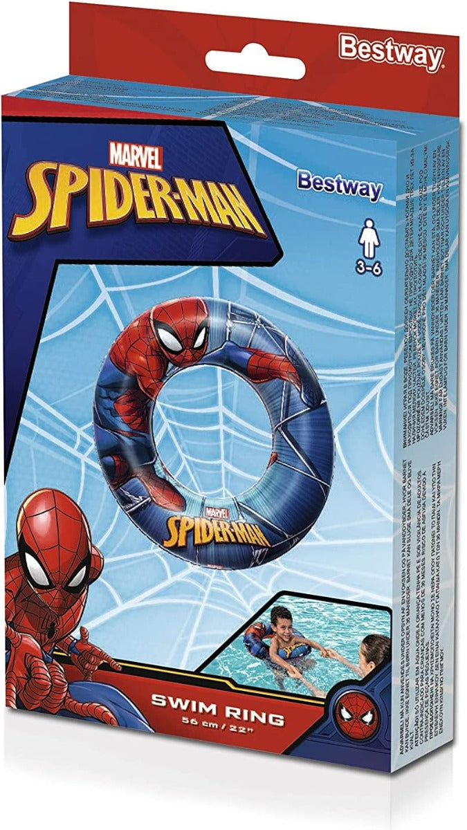 Bestway Spider-Man Children's Swim Ring - 56cm - No:98003