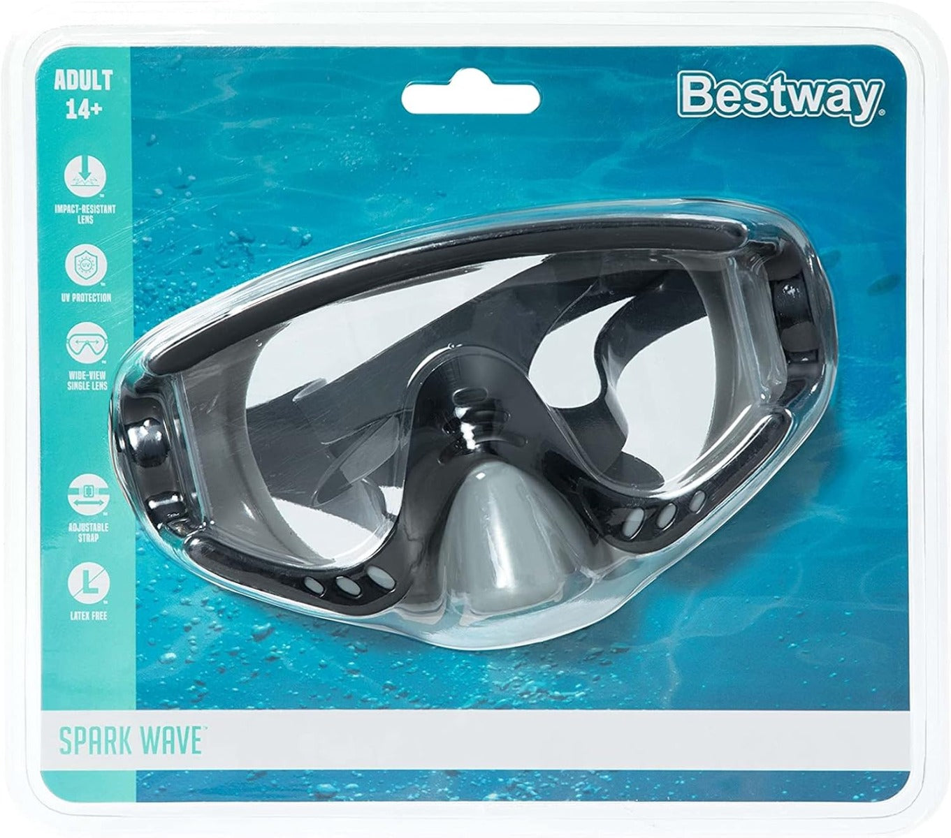 Bestway Spark wave Mask Goggles for diving swimming For adult - No: 22044