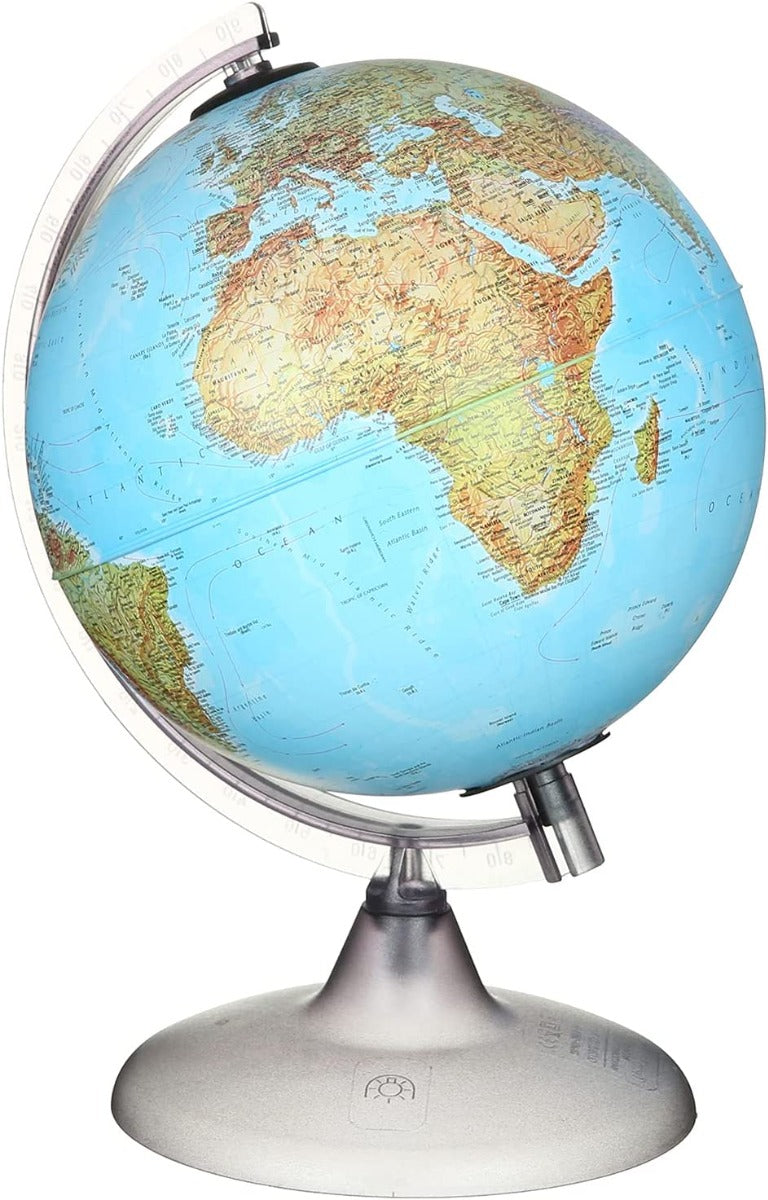 خريطة الكرة الأرضية الإنجليزية المجسمة - 20 سم
