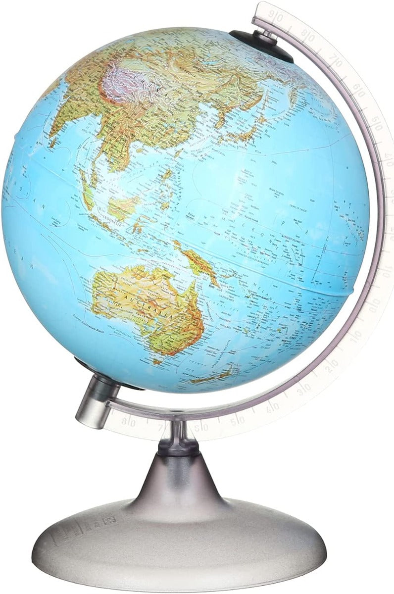 خريطة الكرة الأرضية الإنجليزية المجسمة - 30 سم