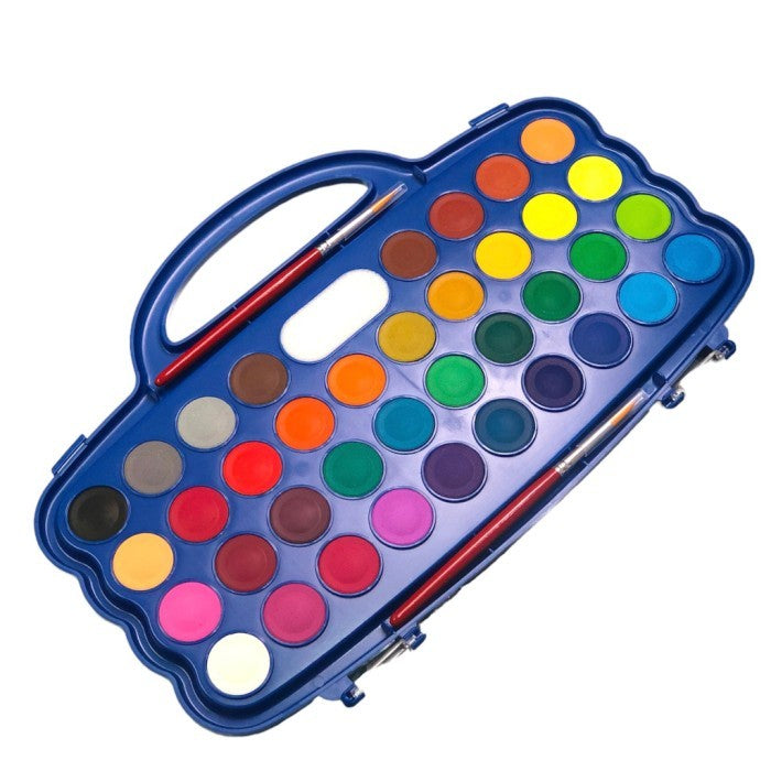M&G Solid Water colour paints with pallete and brush 36+2 Colours No: APL976L8
