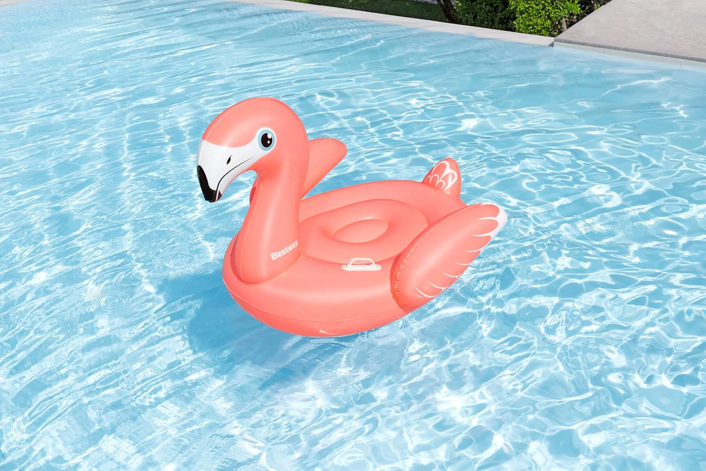 Bestway Flamingo Inflatable Ride-On Lifebuoy for adult 1.68m x 1.20m - No:41526