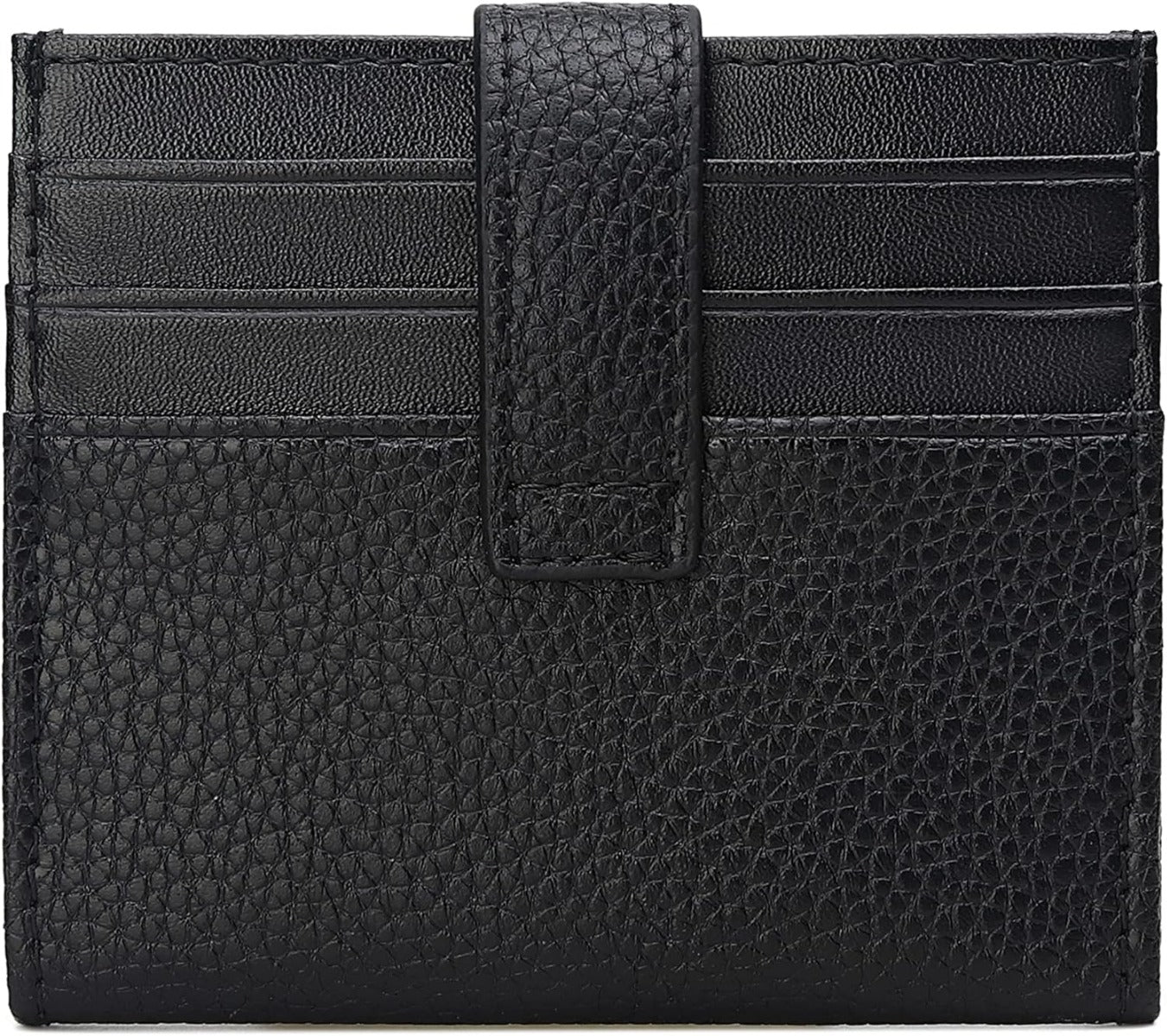 Rahala Men's 4-sided Bifold Leather Cardholder (Black) - No:RA107