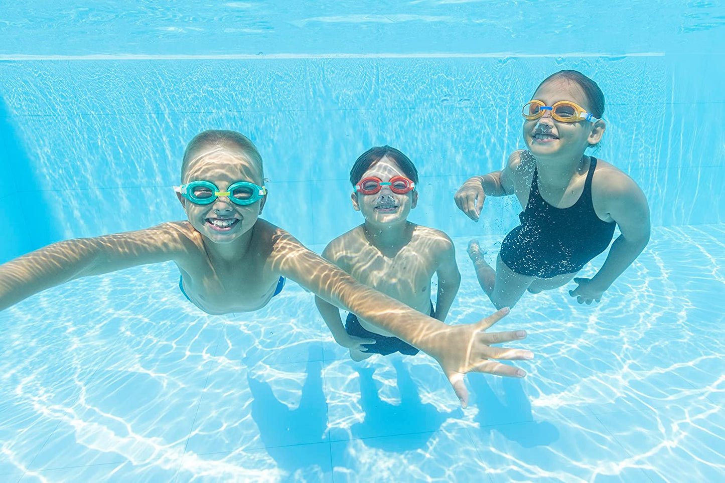 نظارات سباحة بيست واي للأطفال والناشئين - قطعة واحدة - رقم: 21049