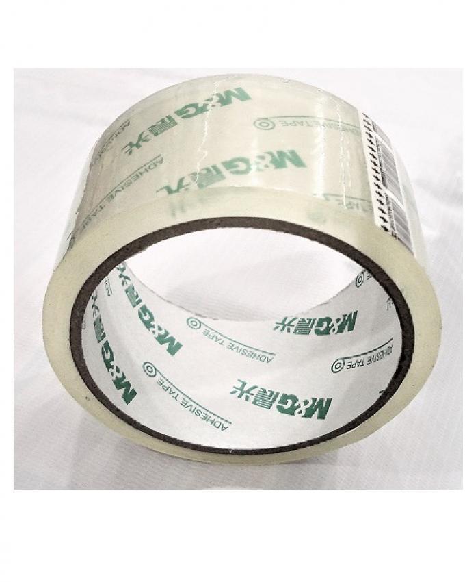 شريط لاصق شفاف للغاية لإغلاق الكرتون من إم آند جي تشنغوانغ - 48 مم × 40 ياردة - رقم: AJD97337