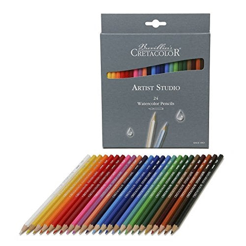 Cretacolor Artist Studio Watercolor Pencil Set 24 colors - No:28124