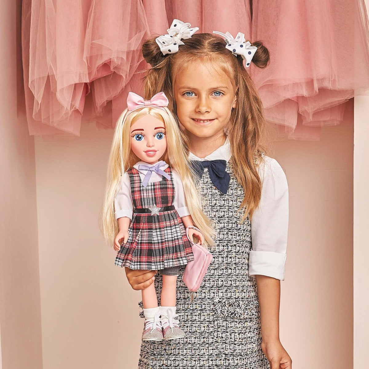 دمية كيدز هيتس بيوتي ستار بريبي، لعبة للبنات/الأولاد، تنمو وتستمتع بها الأطفال. - 46 سم