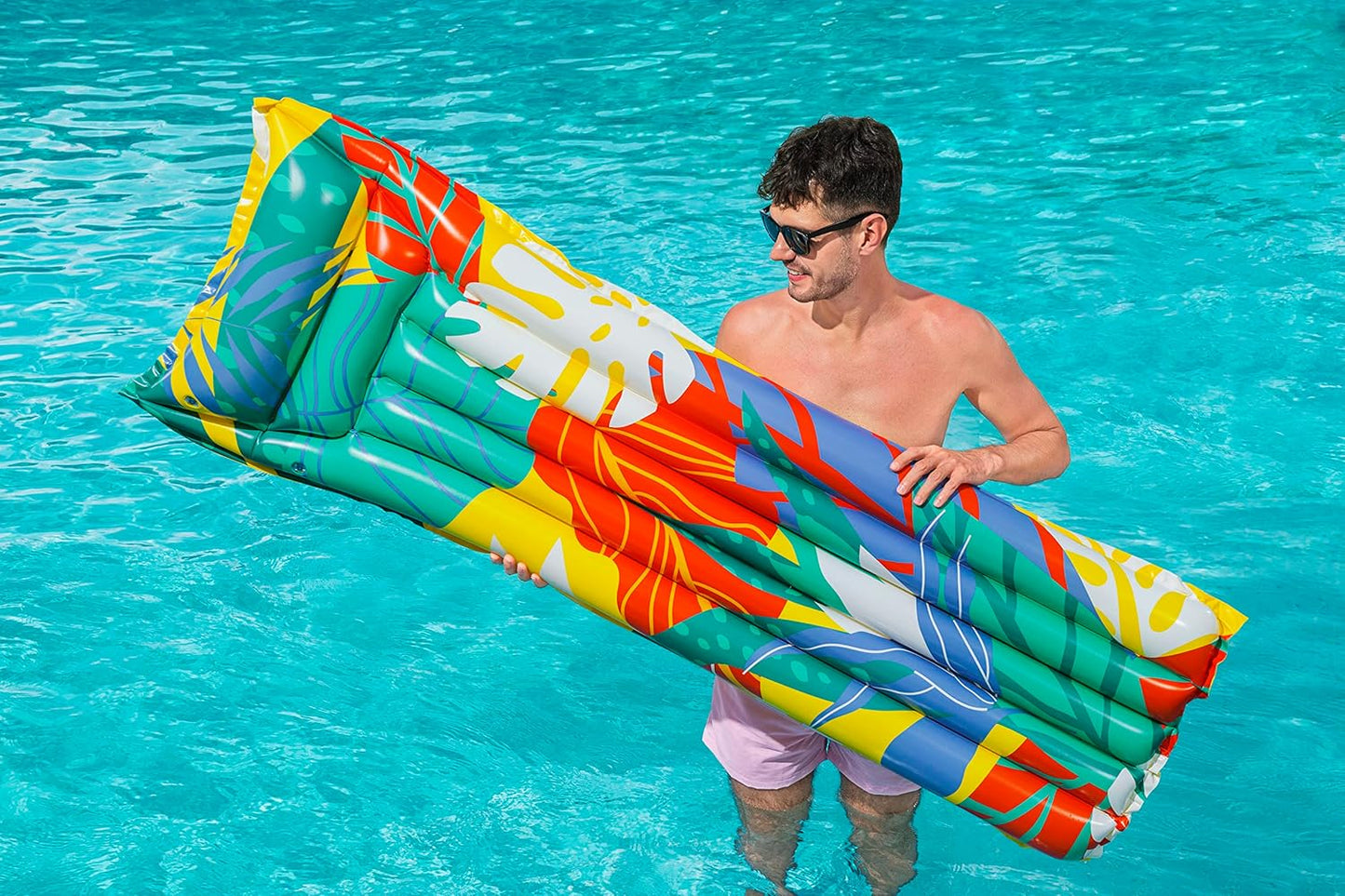 Bestway Inflatable Water Mattress Swimming Pool Floating Mat 183 x 76cm - 1pcs - No. 44033 - view 7