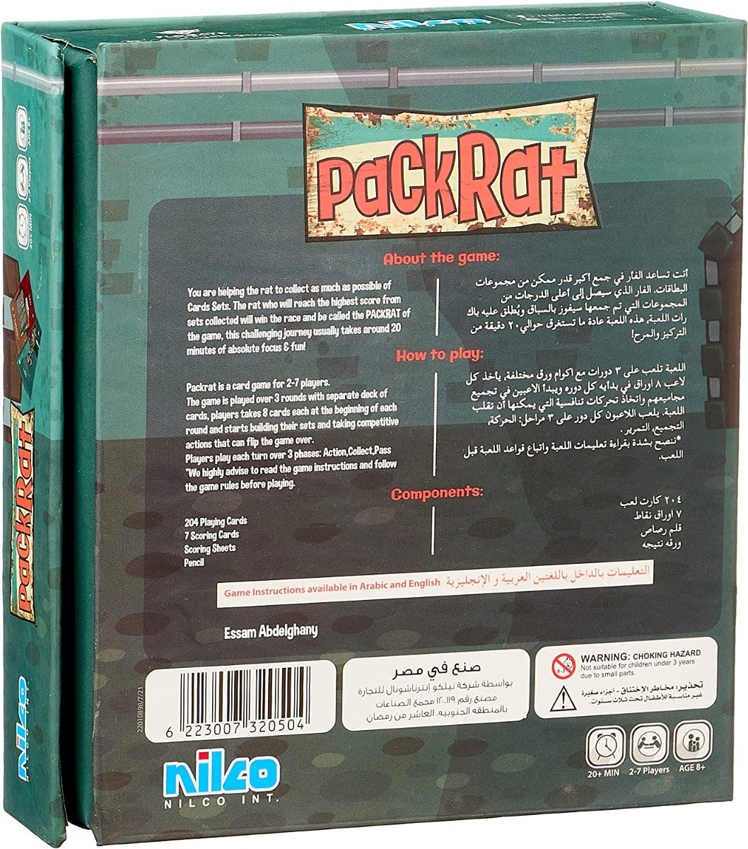 Nilco Pack Rat Board Game - No:20504