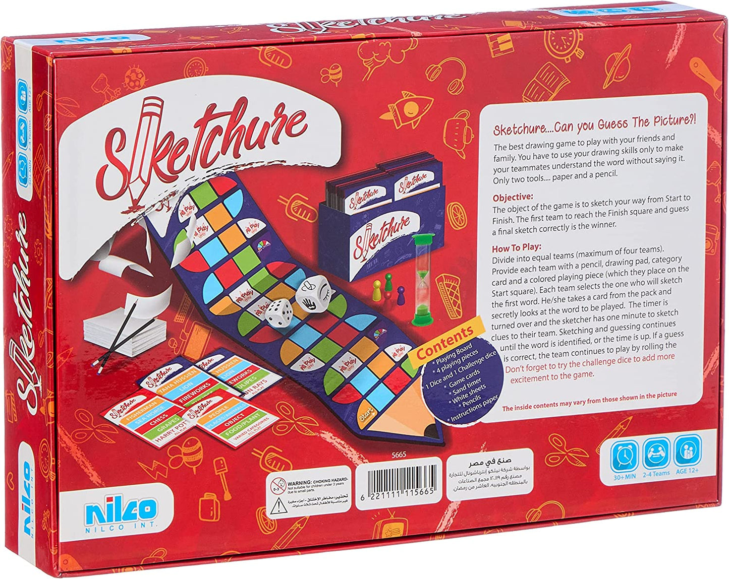 لعبة نيلكو سكتشر الإنجليزية - رقم: 20085