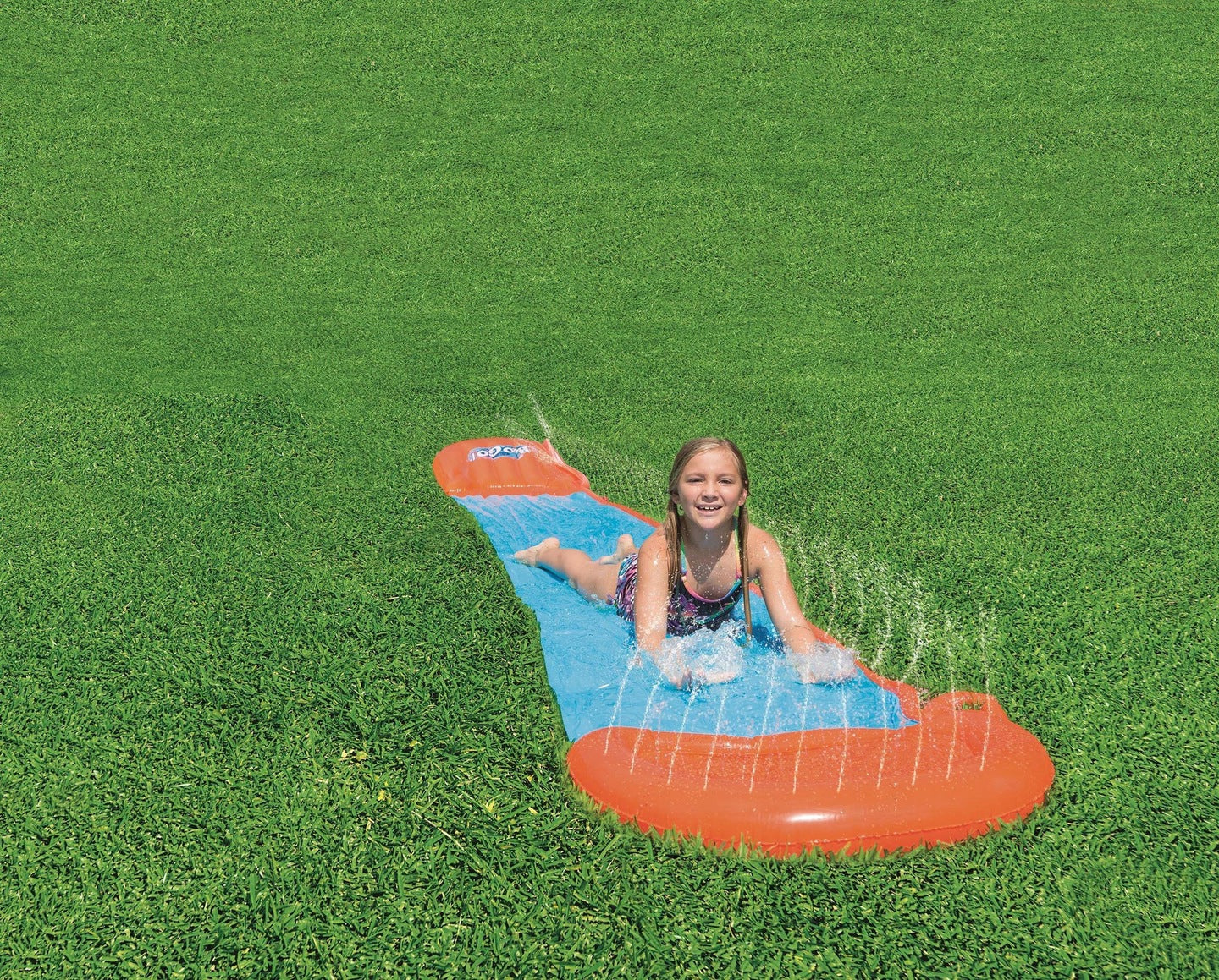 Bestway Single Slip 'N' Slide with Ramp 5.49m - No:52254