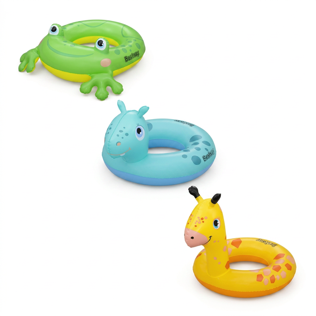 Bestway animal-design inflatable swim tube studio packshot