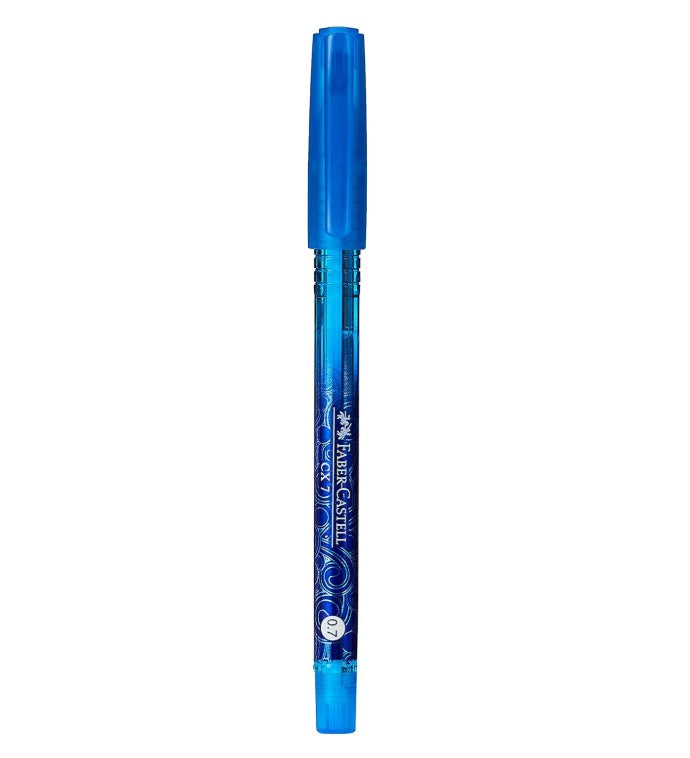 FABER CASTELL 0.7mm Ballpoint Pen - Blue - No:CX7