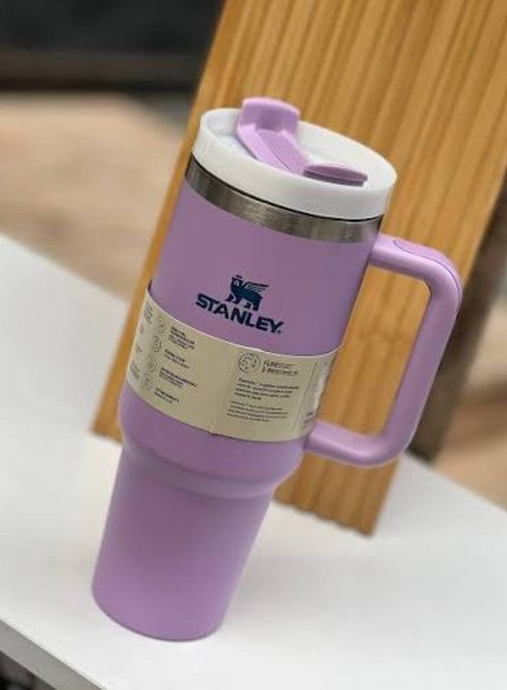 Mega 1.2L Insulated Travel Mug with Handle & Straw