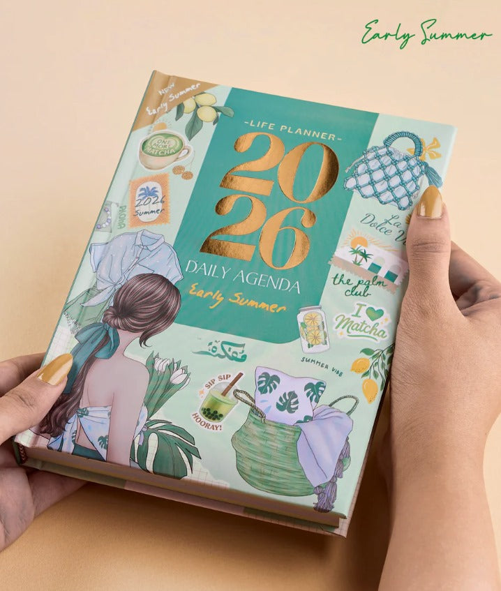 Mofakera Early Summer Daily gift Calendar Agenda 2026 - A5